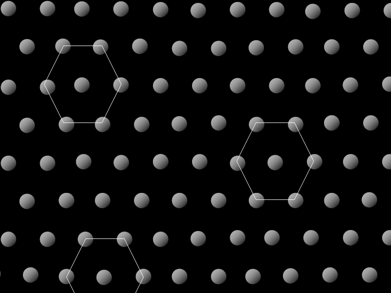 Yes, I know they're not all lined up exactly. Blame quantum uncertainty.